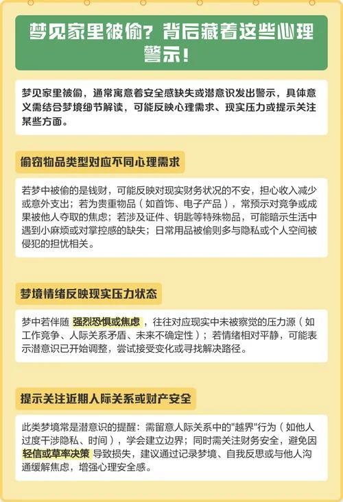 梦见自己东西被偷预示着什么_2