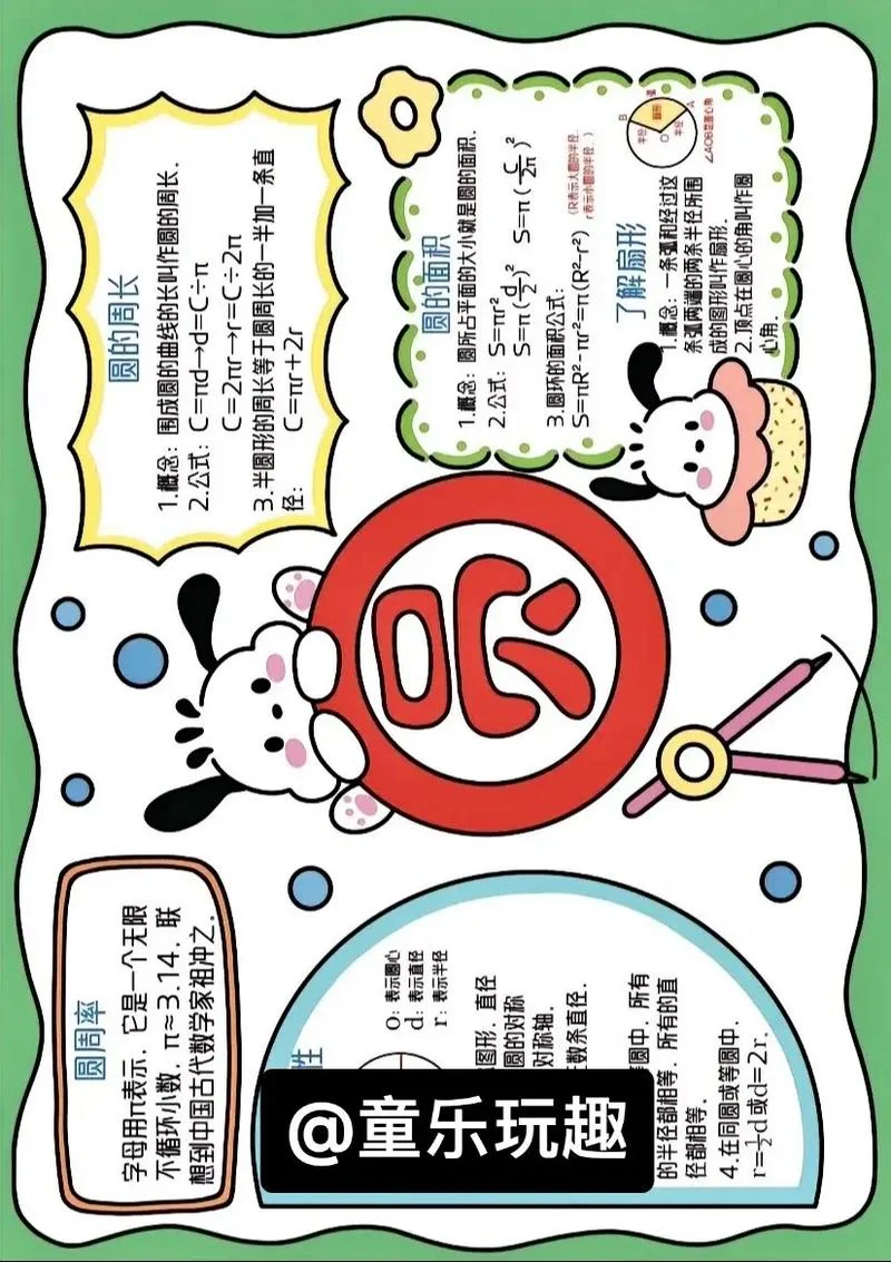 圆面积的推导手抄报_1