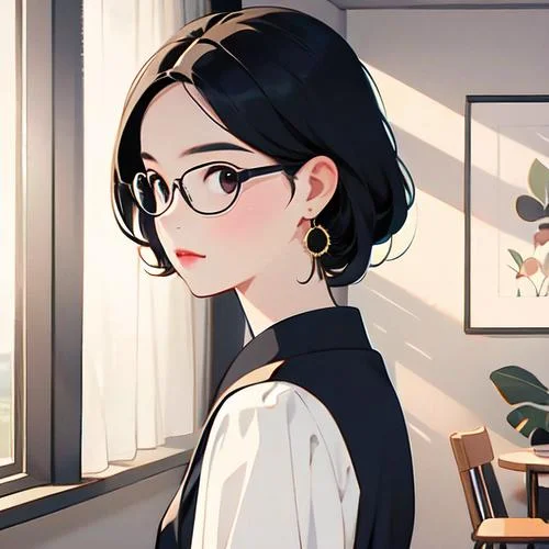 qq眼镜头像-QQ 镜头像