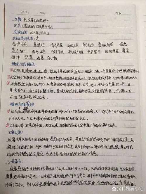 阿长与山海经读后感雾_1