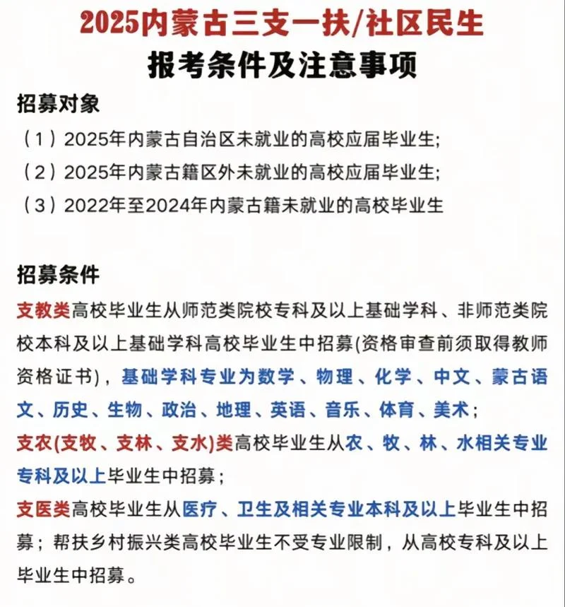 三支一扶报名条件内蒙_1
