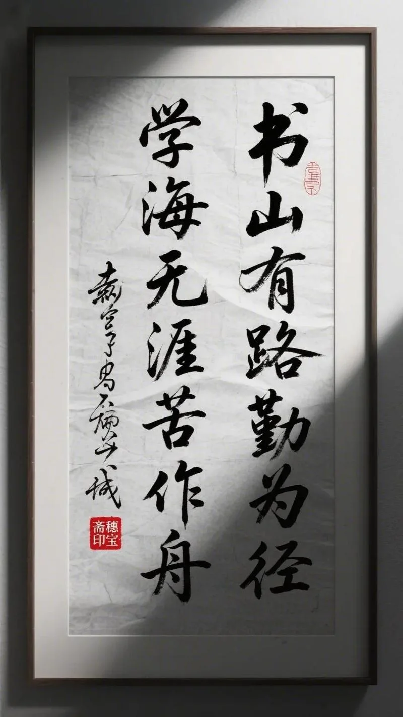 学海无涯苦作舟上一句_2