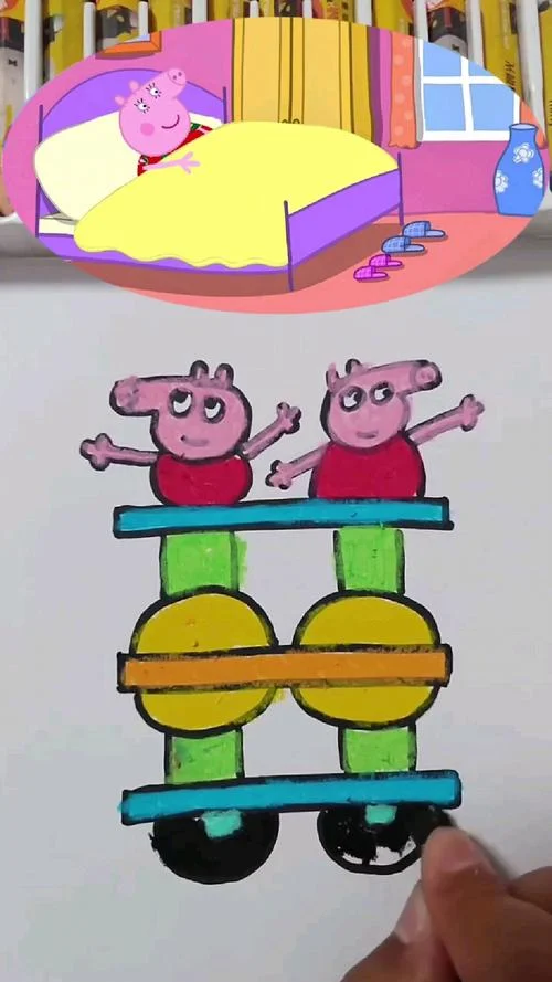 佩奇简笔画慢教程_1