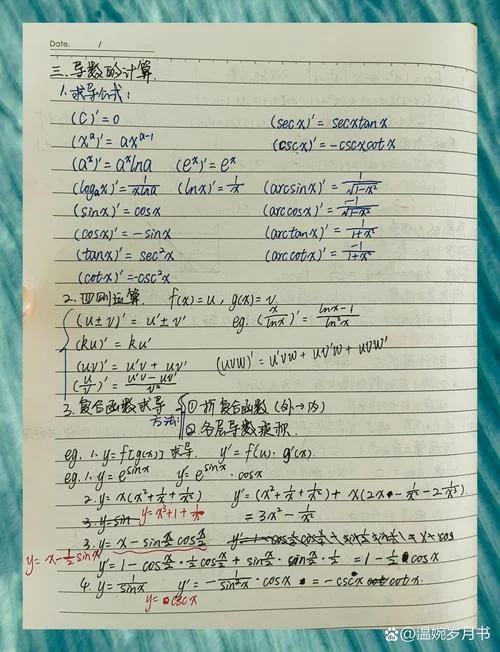 ln函数求导公式大全_2