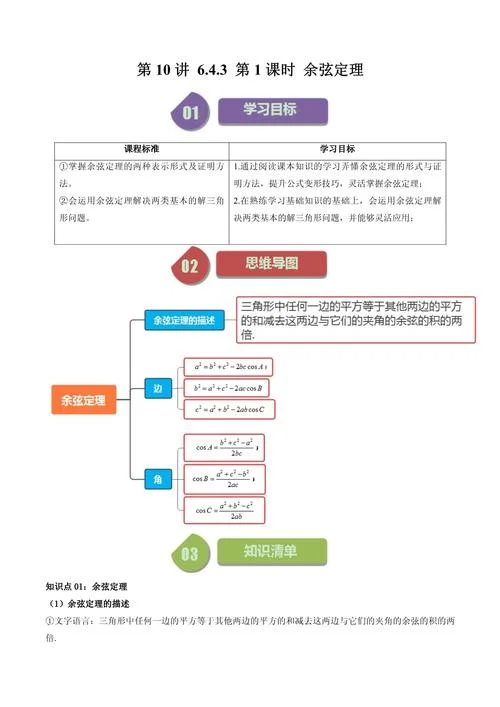 空间余弦定理多久学-空间余弦定理多久学