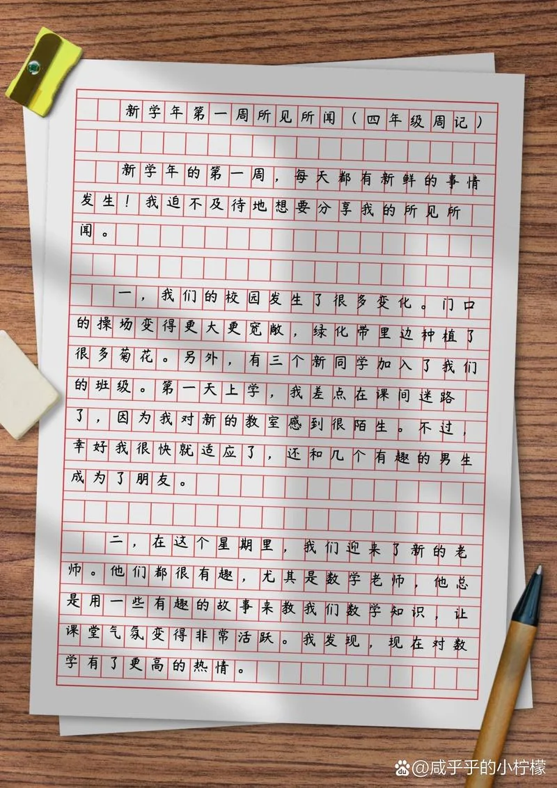 周记怎么写格式图片-周记格式图片改写
