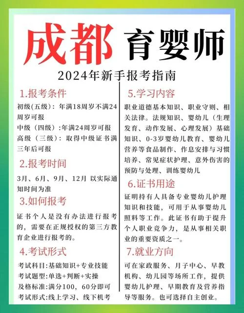 成都报考育婴师_2