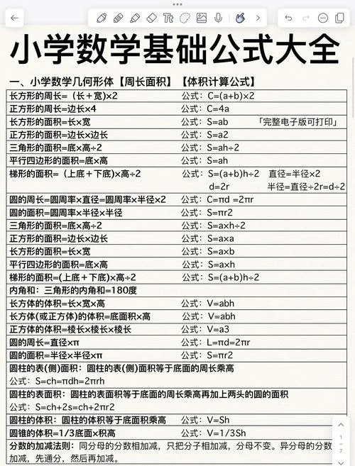 如何算平方面积公式表_1