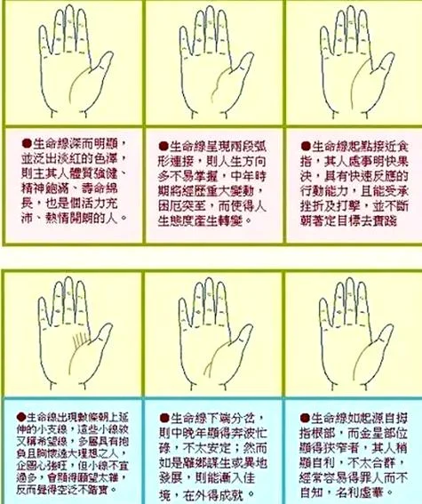 事业姻缘生命线手相-事业姻缘生命线手相