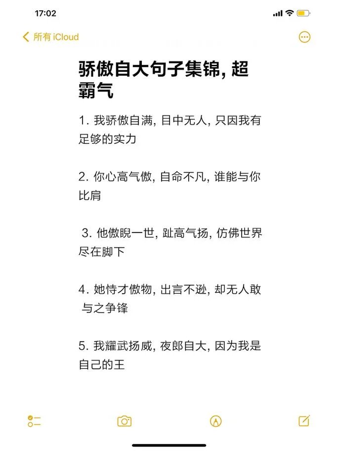 霸气说说个性句子大全_1