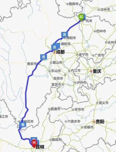 潍坊到昆明多少公里_2