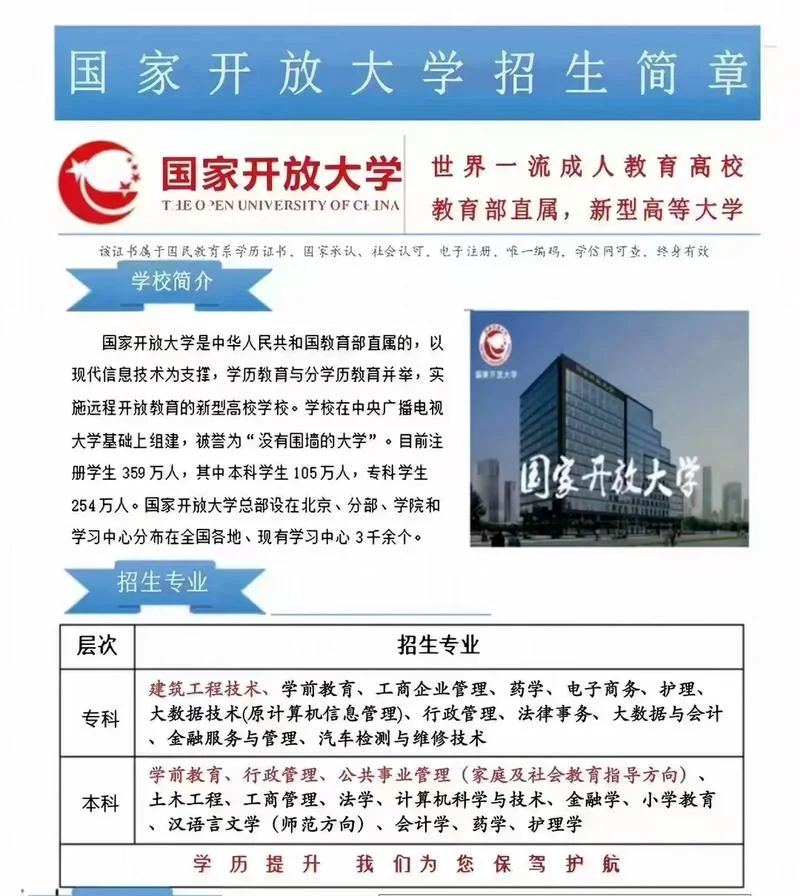 报考中央广播电视大学-报考电大