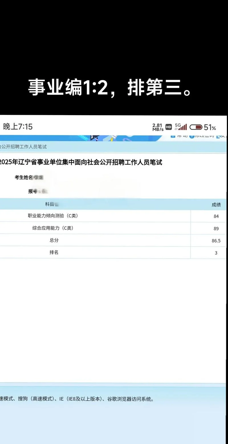 事业单位考试成绩怎么查_2