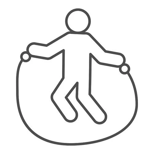 体育标志图片大全 简笔画 运动_2