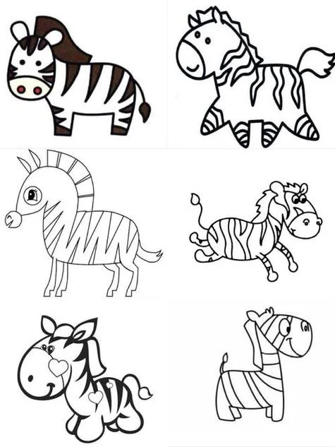 斑马苏怡儿童简笔画_2