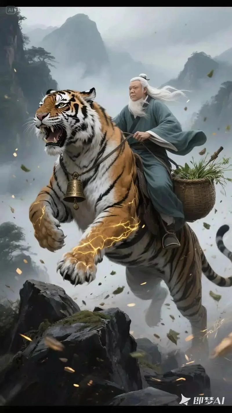 梦见很多老虎跳得很高_1