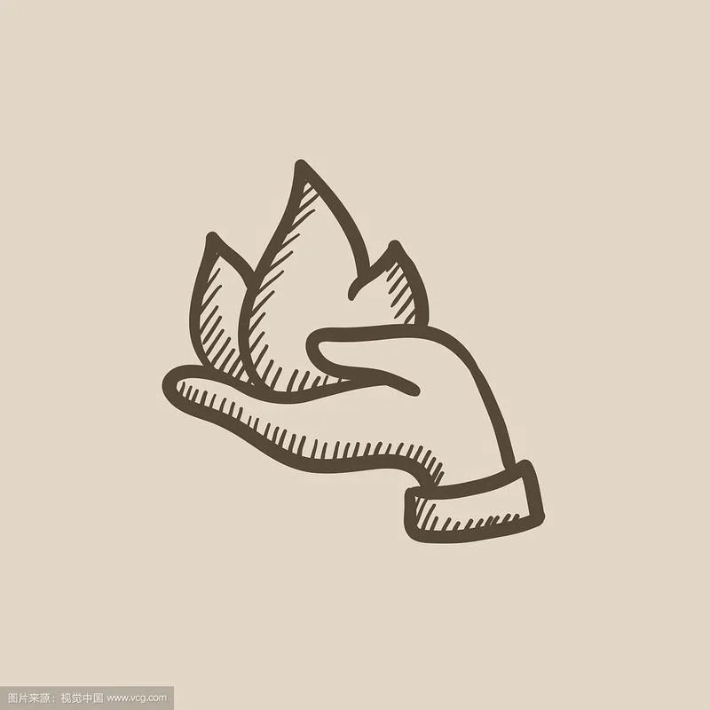 火怎么画素描_1