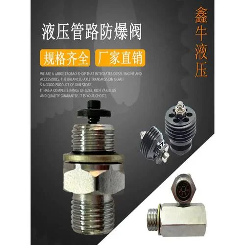 液压升降机管路防爆阀的原理图_2