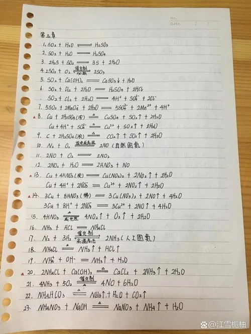 高中怎么学化学方程式-高中化学方程式学习法