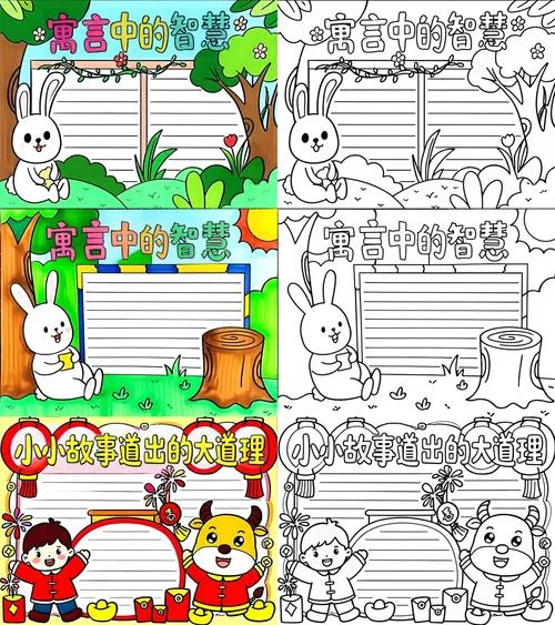 漫画手抄报含道理-漫画手抄报含哲理