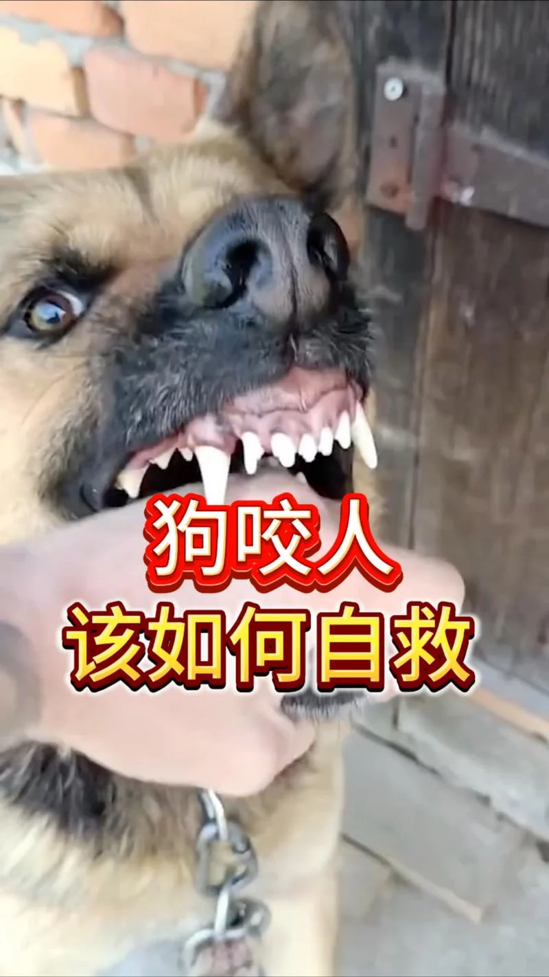 梦见狗咬人但没咬上_1