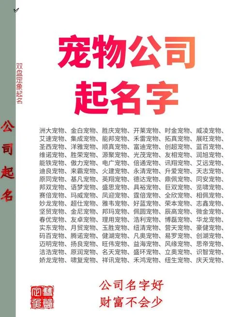 给宠物起名字大全独特-宠物起名大全独特