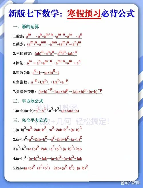 初中高中数学计算公式-初中高中数学公式