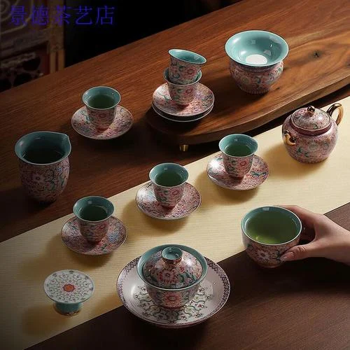 景德镇彩茶具多少钱_2