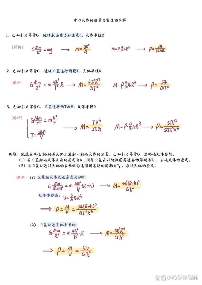 高一物理公式推导_2