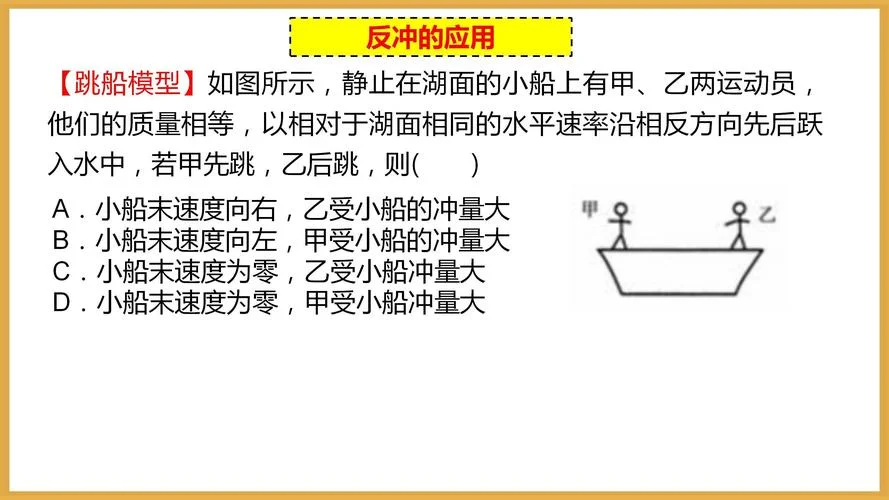 动量定理人船模型总结-动量定理人船模型