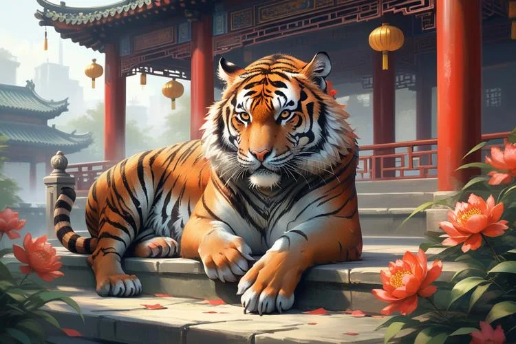 女人梦见老虎旺十年_1