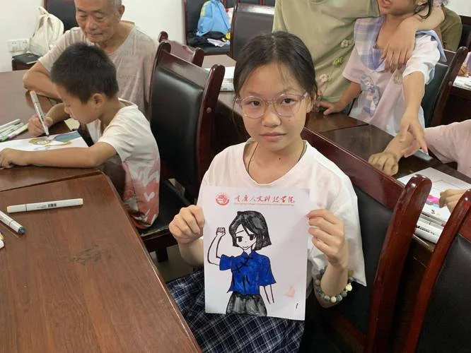 红岩人物简笔画_2