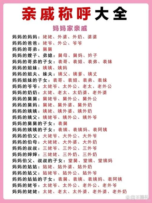 舅舅的女儿叫什么表姨_2