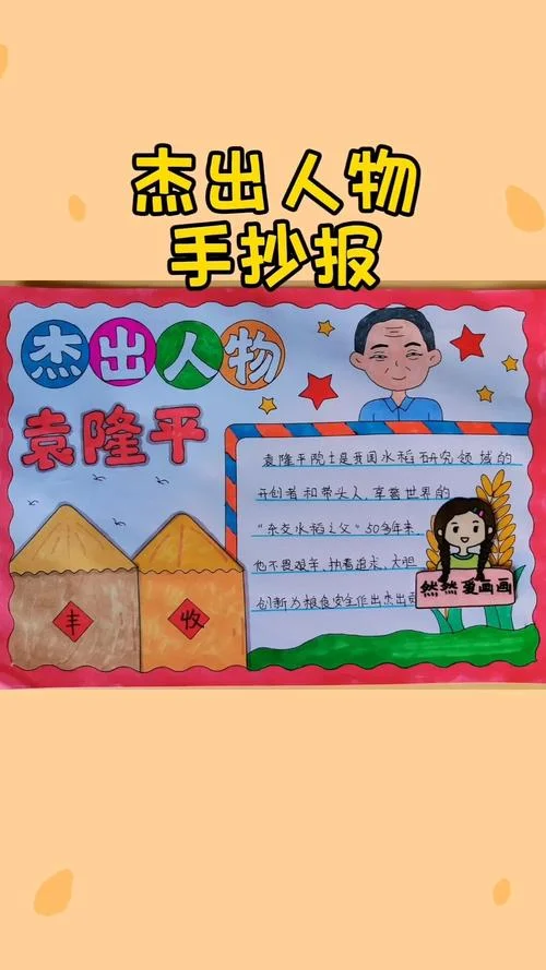 走近名人手抄报第一名_1
