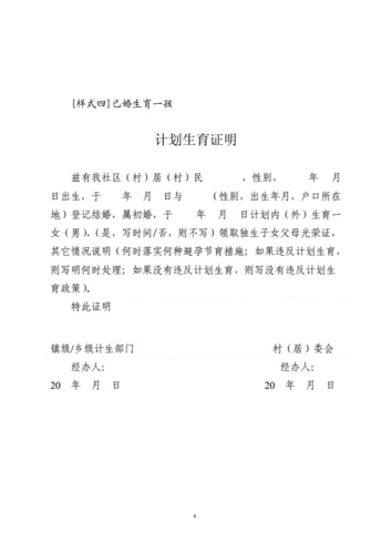 办计生证明需要什么资料_1