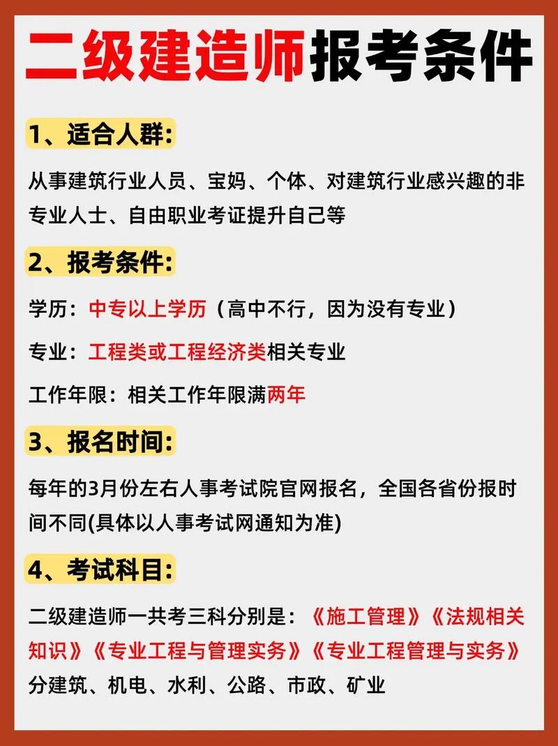 二建报名条件考试时间_1