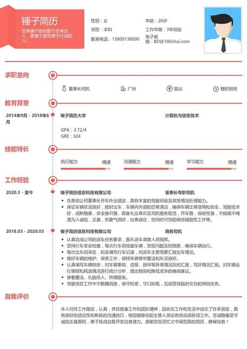 司机的简历怎么写_2
