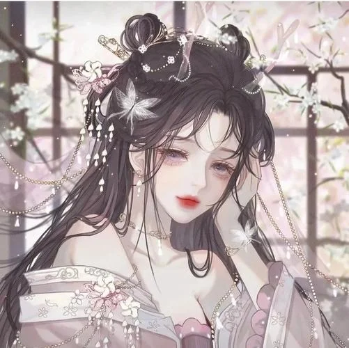 抖音闺蜜头像古风_2