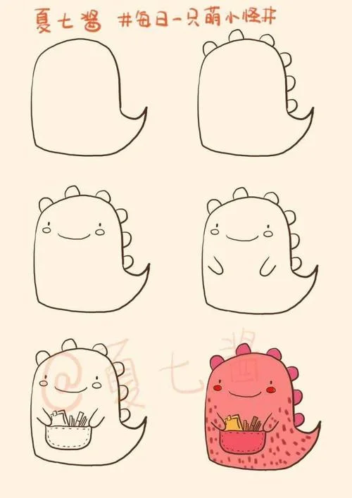 手账简笔画教程_1