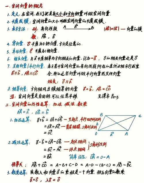 空间向量方向角计算公式_2