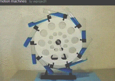 永动机原理搞笑图_2