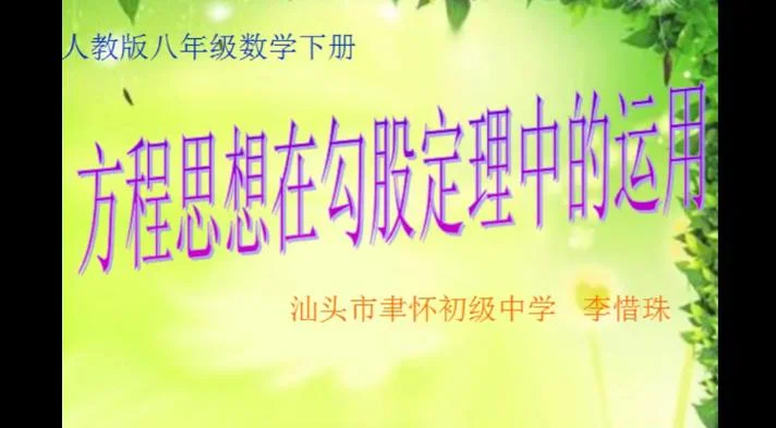 勾股定理列方程_1