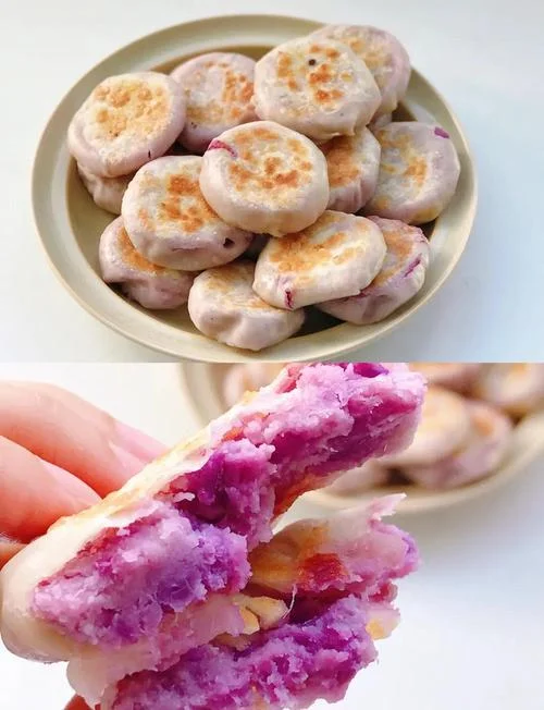 紫薯煎饼怎么做才好吃_1