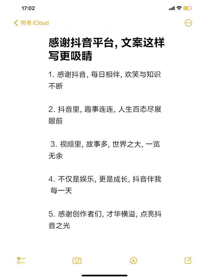 抖音文案下方文字_2