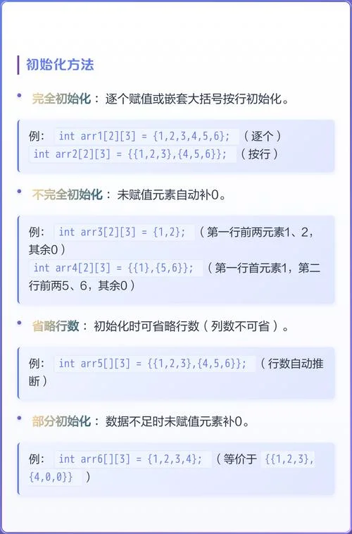 数组的初始化是指什么-数组初始化指含义