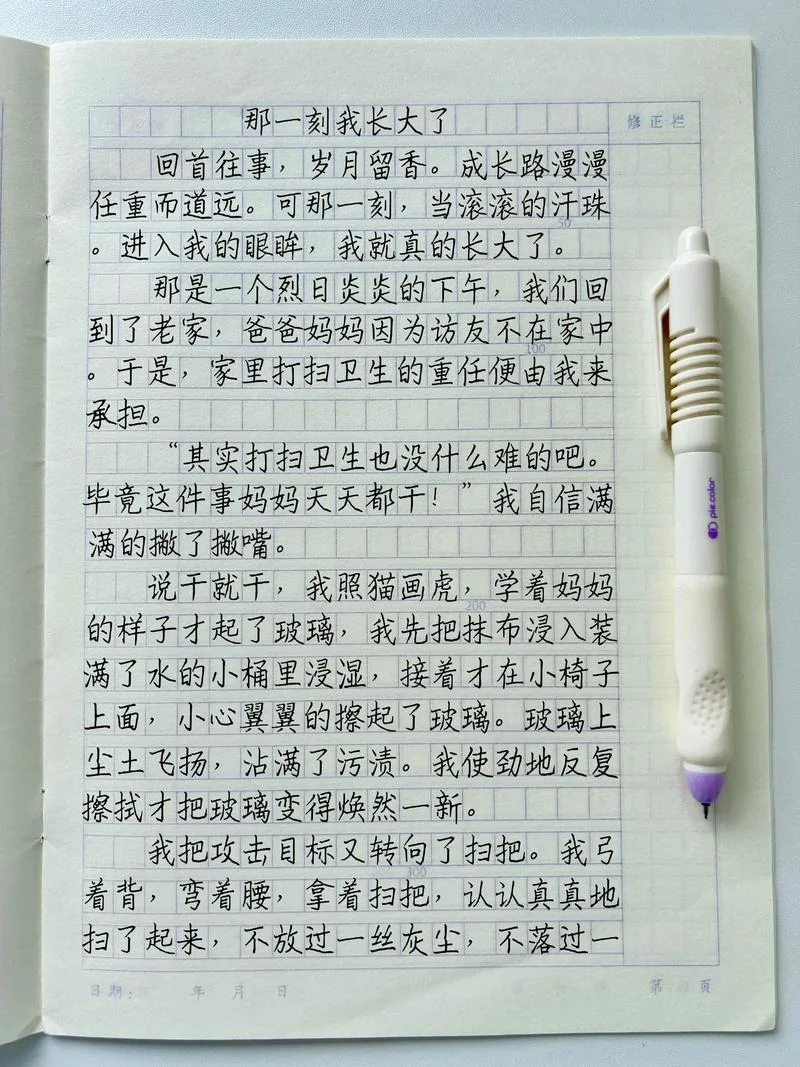 我长大了的感悟-成长感悟二十字