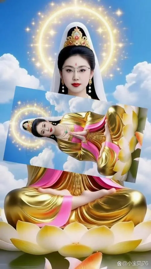 女人梦见佛像发光_1