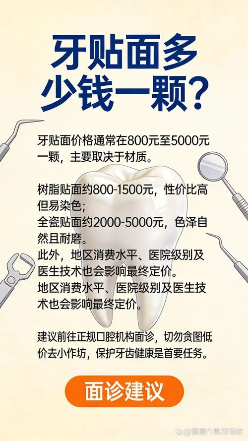 做了瓷贴面多少钱一颗_2