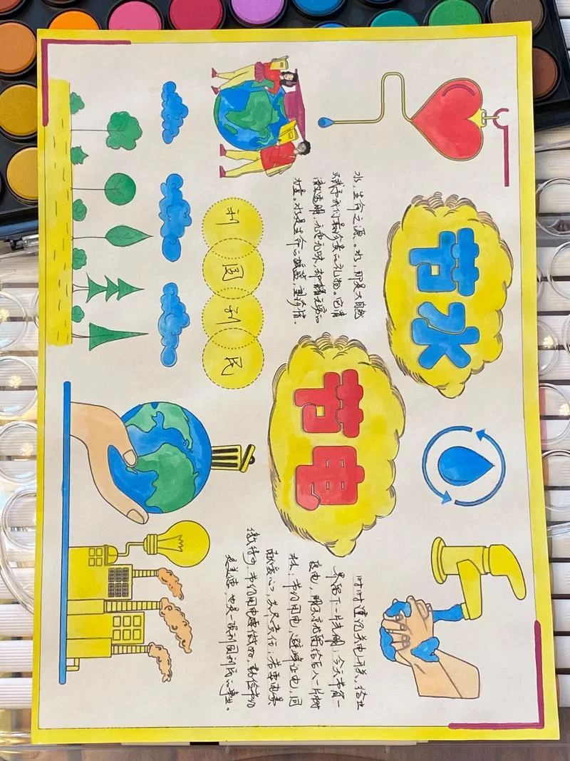 节水节电作文怎么写_1