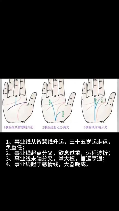 女生事业线手相-女生事业线手相
